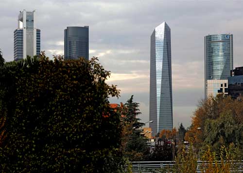 fotografía de la Torre de Cristal