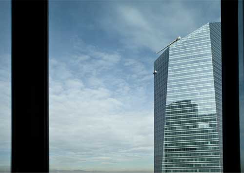 fotografía de la Torre de Cristal