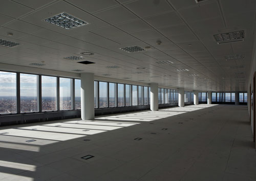 fotografía de la Torre de Cristal