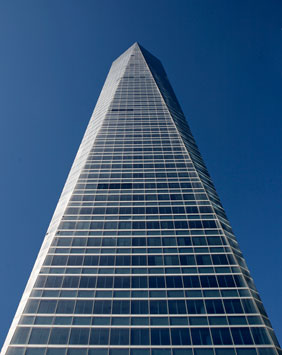 fotografía de la Torre de Cristal